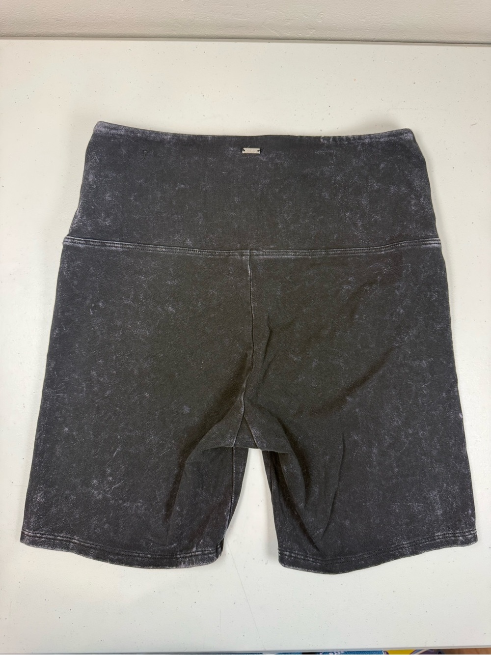 Victoria's Secret PINK black acid wash biker shorts Size S